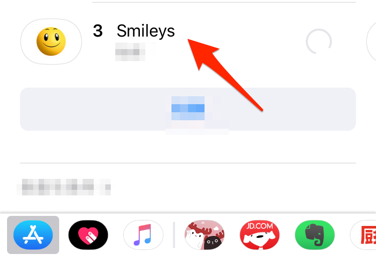 Neue Emojis laden oder kaufen – Schritt 3