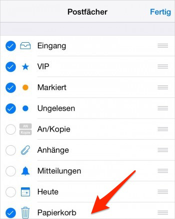 Wie kann man alle Mails vom iPhone löschen - Schritt 3
