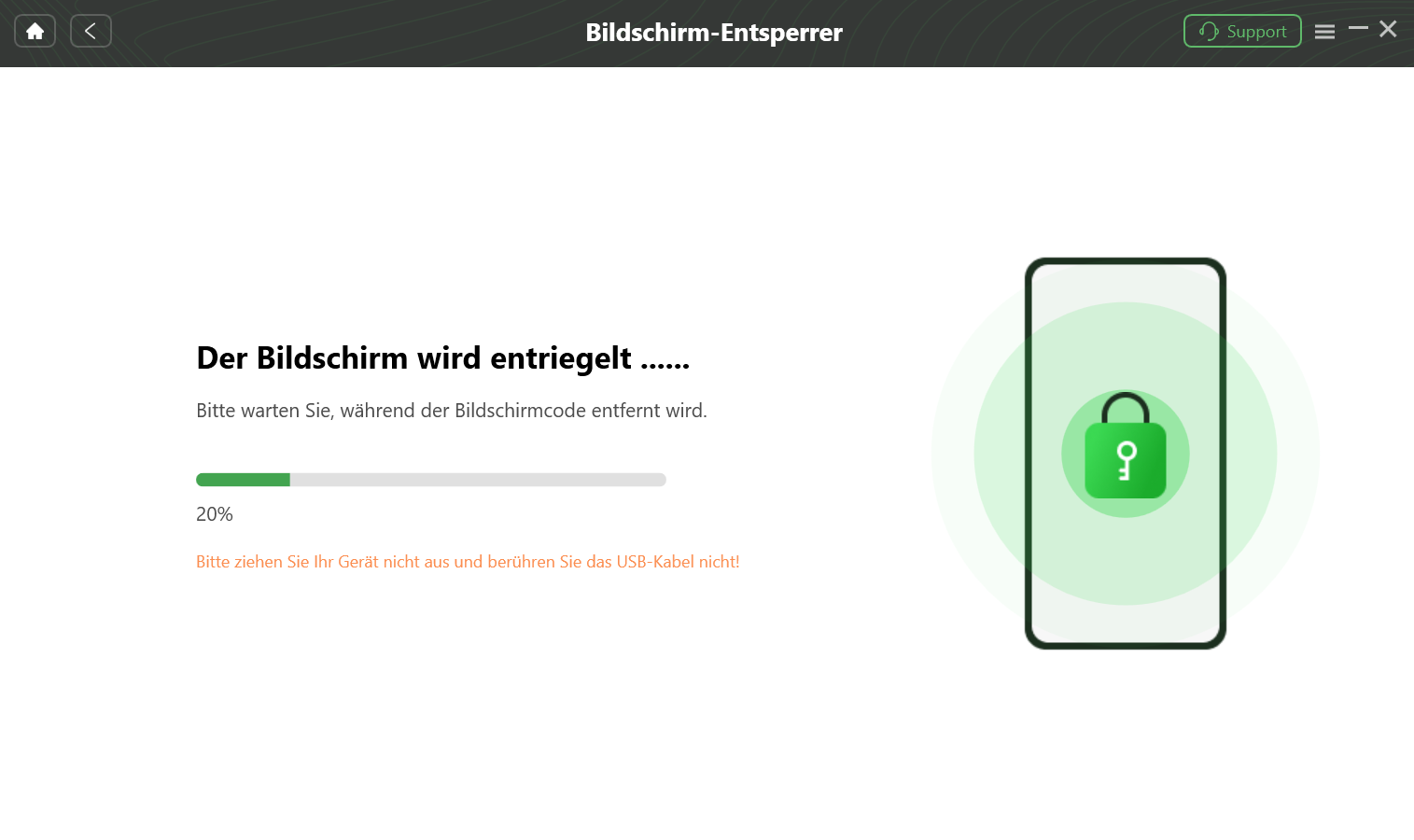 Android-Bildschirmsperre entfernen