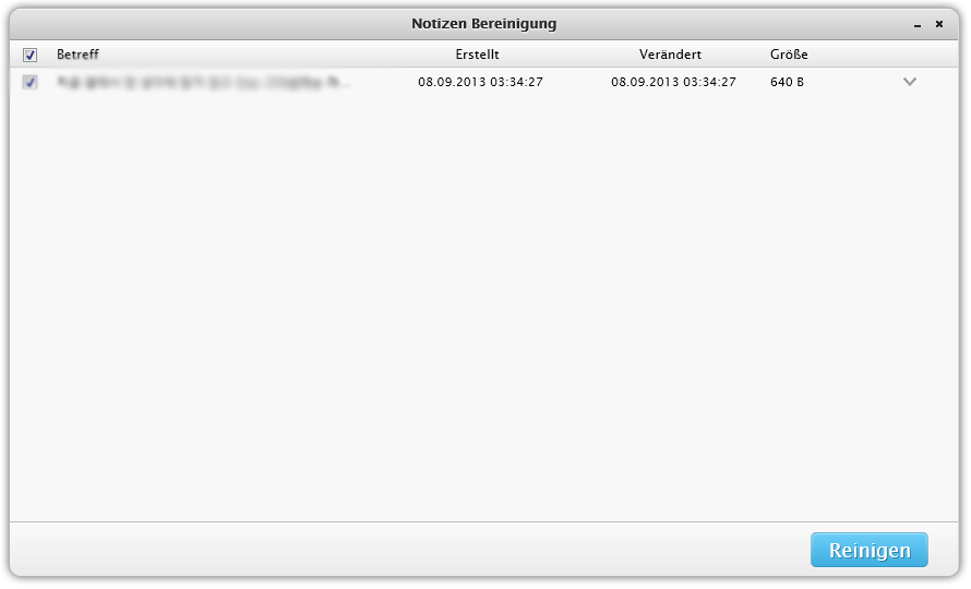 Wie löscht man Notizen / Kalender 3