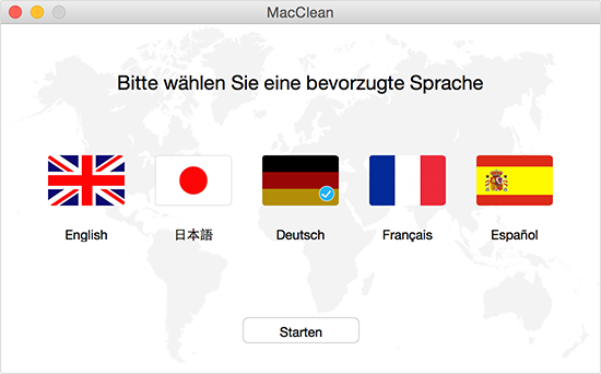 Die Sprache wählen