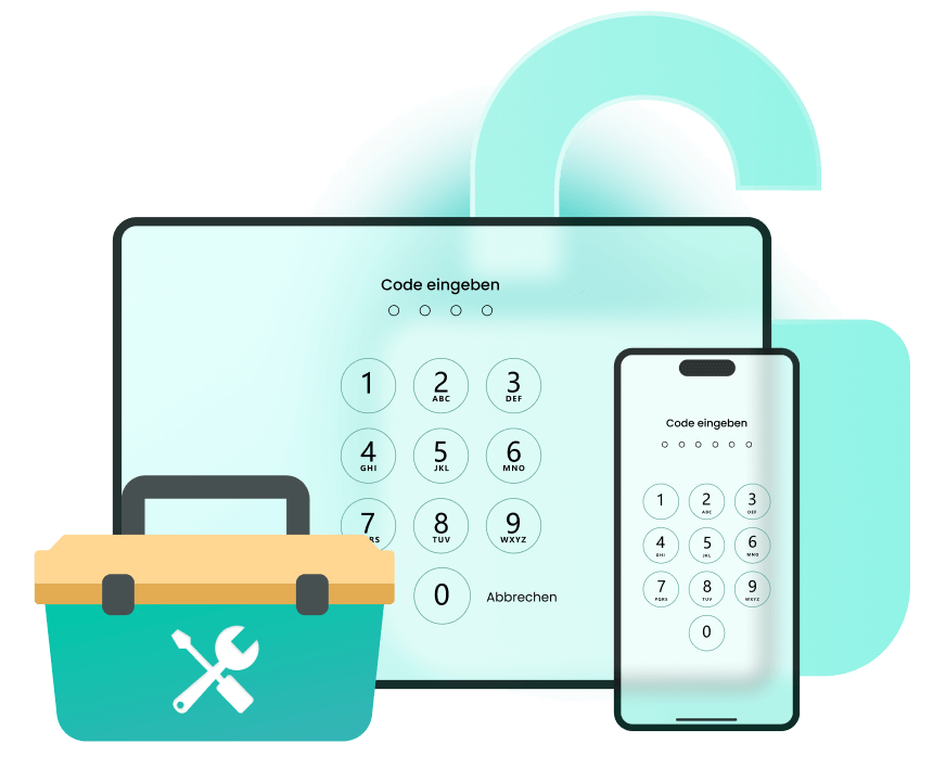 Verschiedene iPhone/iPad Passwörter einfach entsperren