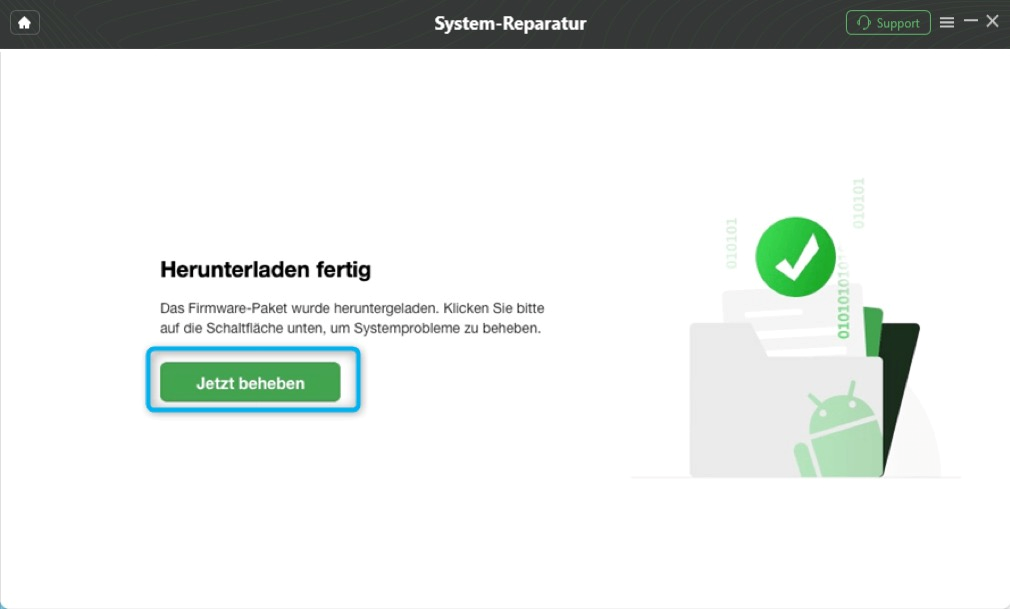 klicken Sie auf die Schaltfläche „Jetzt reparieren“
