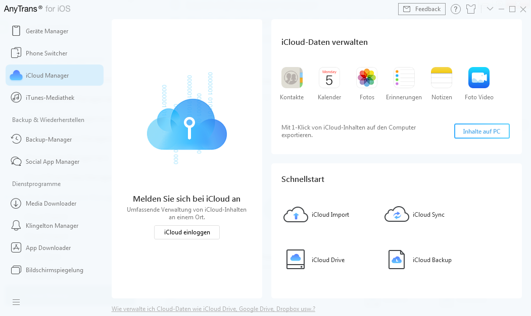 iCloud Manager