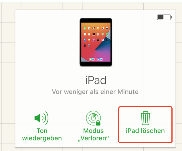 iPad löschen