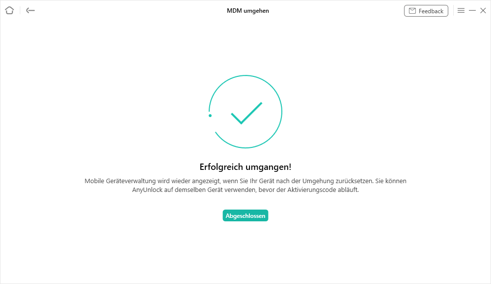 MDM-Sperre erfolgreich umgangen