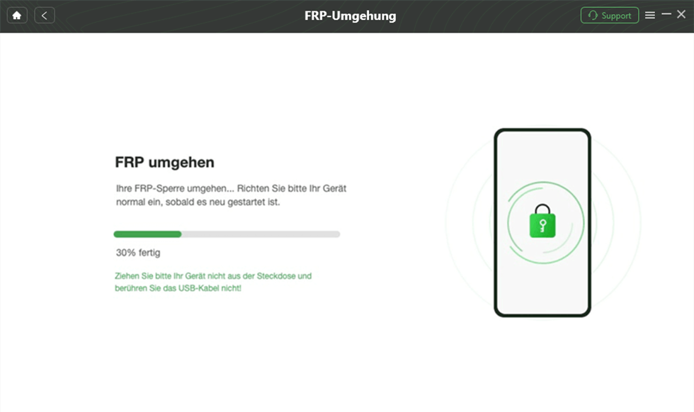 FRP-Umgehung – Warten Sie geduldig