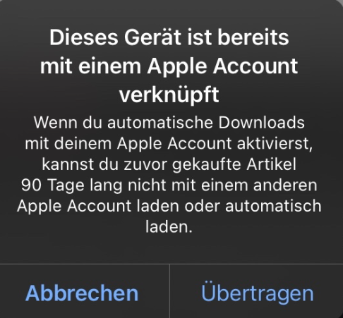 Wiederherstellung via iTunes