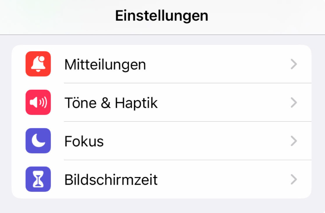 Töne & Haptik.