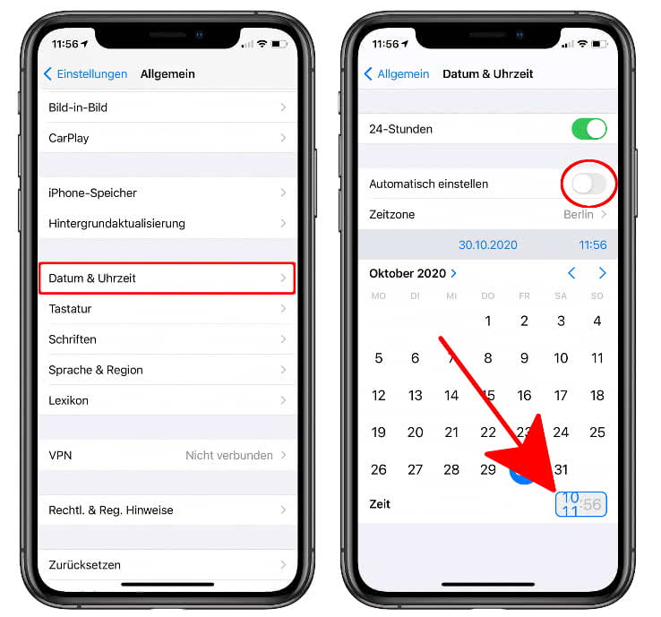 Automatisch einstellen