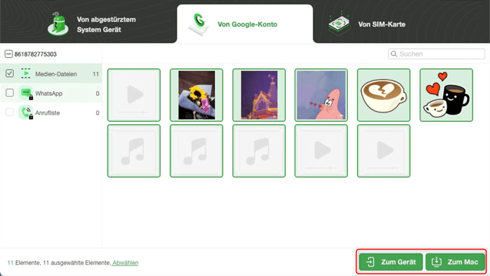 WhatsApp aus Google Drive wiederherstellen android
