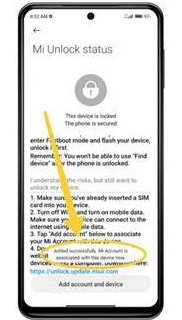 Mi Unlock Status – Xiaomi-Konto mit dem Gerät verknüpfen