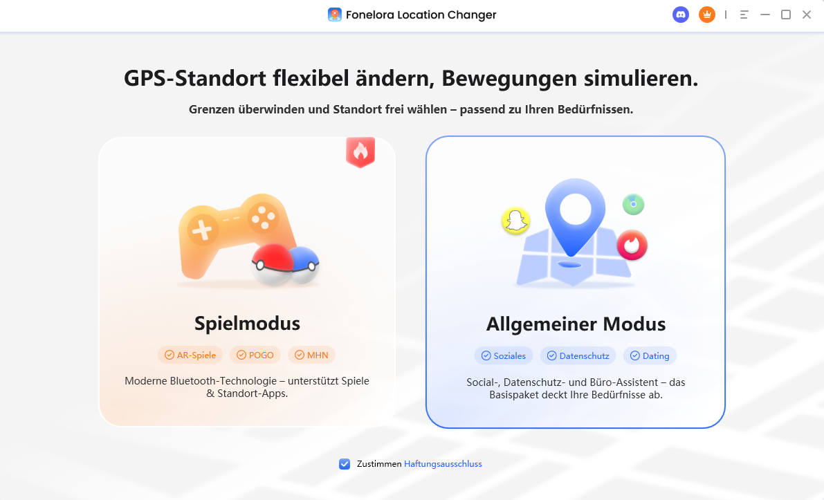 Software starten und Gerät verbinden