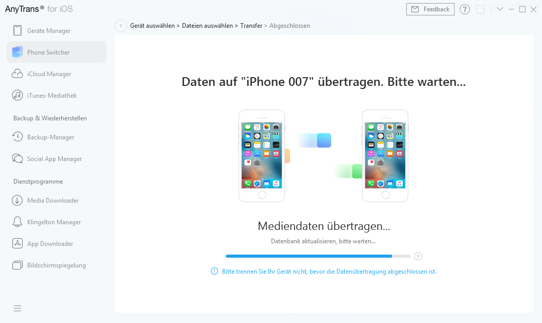 klicken Sie auf „Weiter“