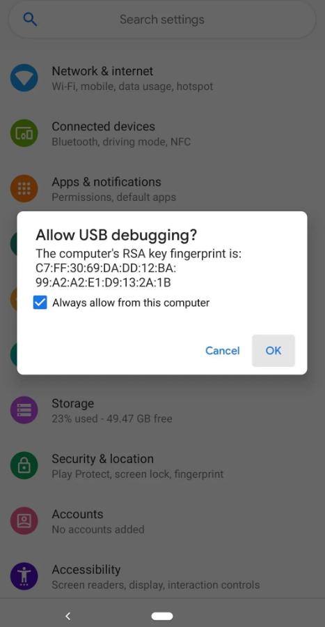 Bonus Tipp: Handy Display kaputt über OTG steuern