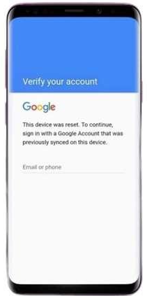 Samsung FRP verlangt nach dem Zurücksetzen das zuvor verwendete Google-Konto