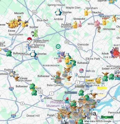 Die ultimative Pokémon GO Landkarte