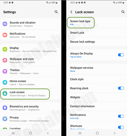 Android Displaysperre in den Einstellungen deaktivieren