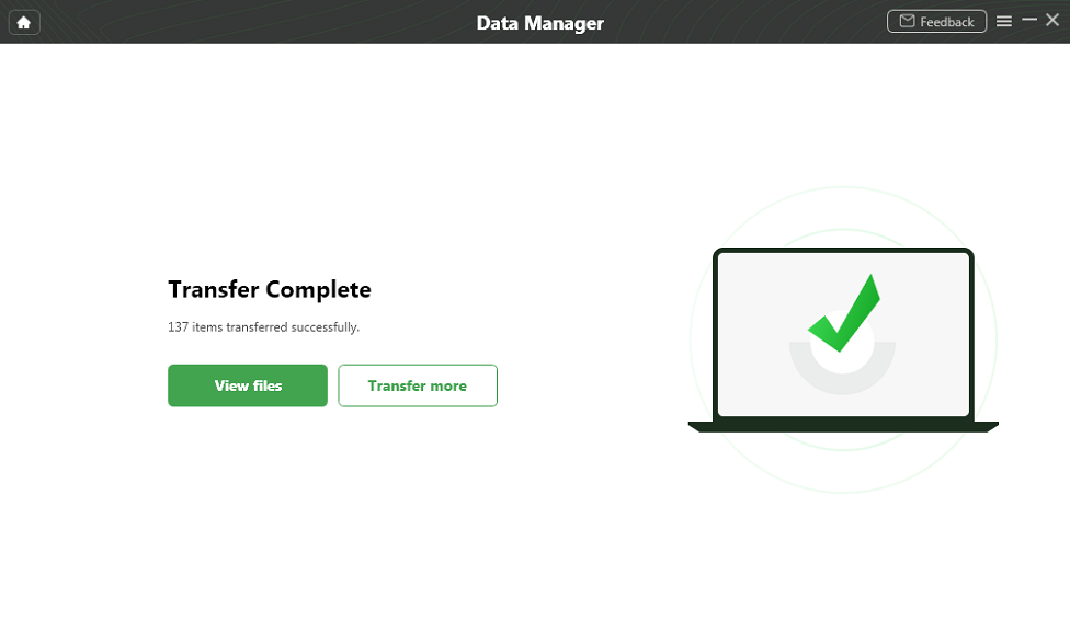 DroidKit Android-Daten erfolgreich auf den Computer übertragen