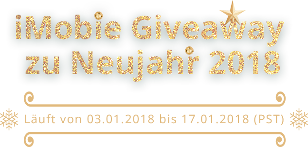 iMobie Giveaway zu Neujahr 2018