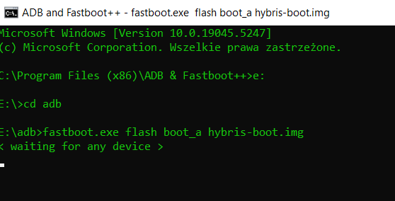 adb reboot bootloader