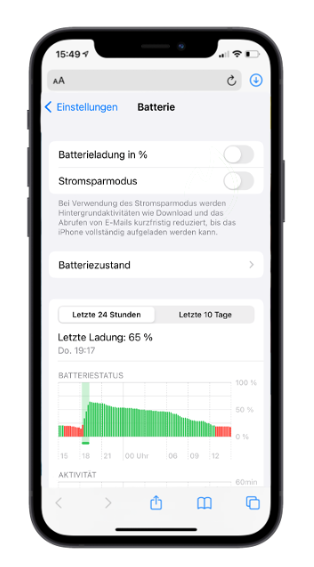 Akkuempfehlungen und informationen
