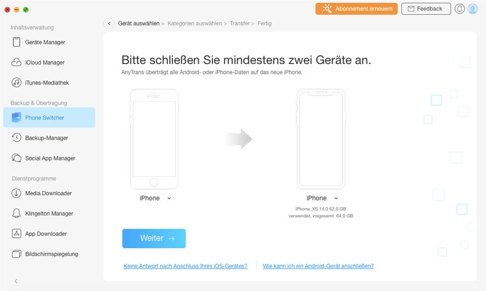 anytrans-phone-switcher-zwei-iphone