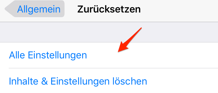 Einstellungen zurücksetzen – iPhone XS/XR/X stürzt ständig ab beheben