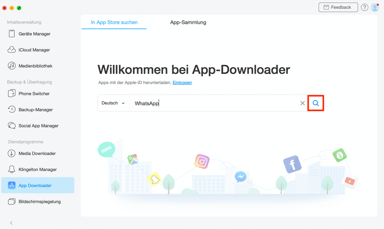 app-downloader-suchen