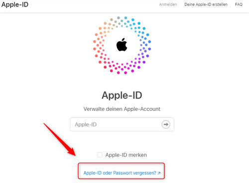 Apple ID oder Passwort vergessen - was tun