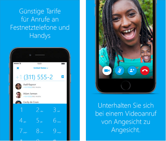 App für Weihnachten – Skype