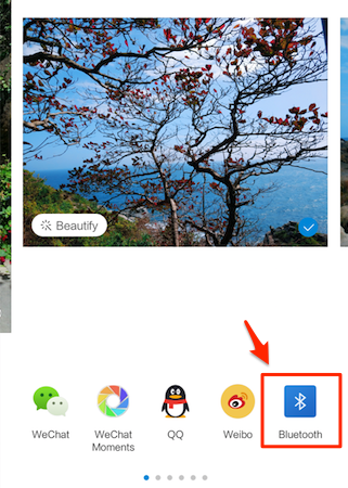 Bilder mit Bluetooth übertragen Android - Weg 1