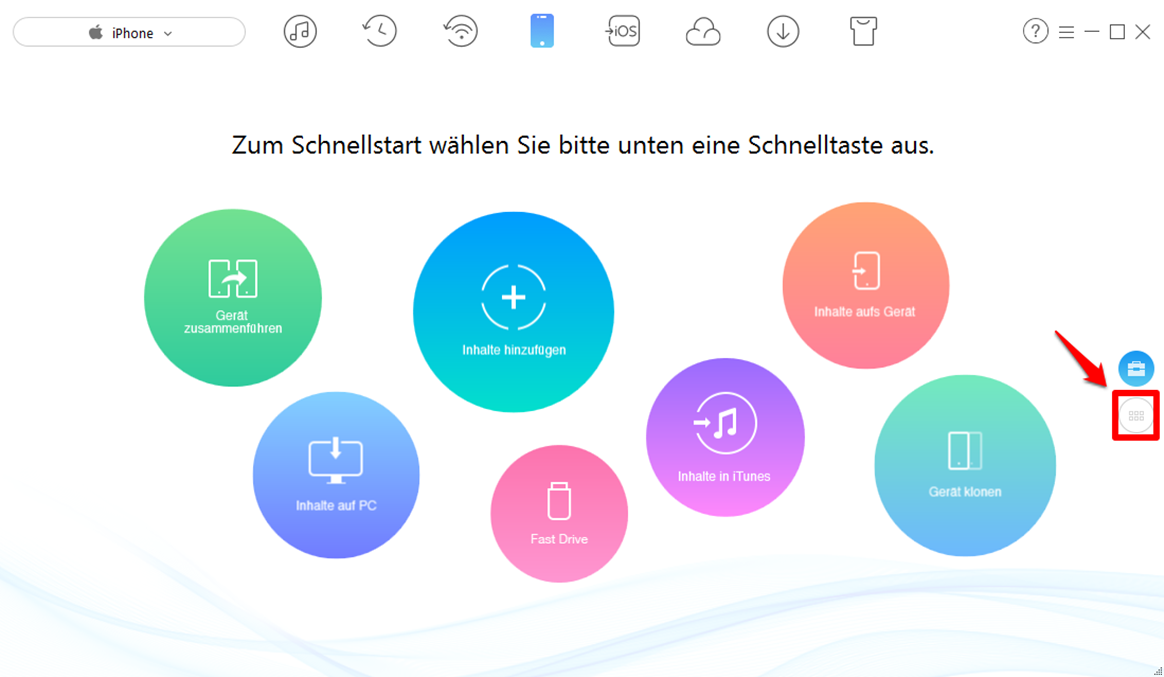 Bilder vom iPhone auf Computer - Schritt 1