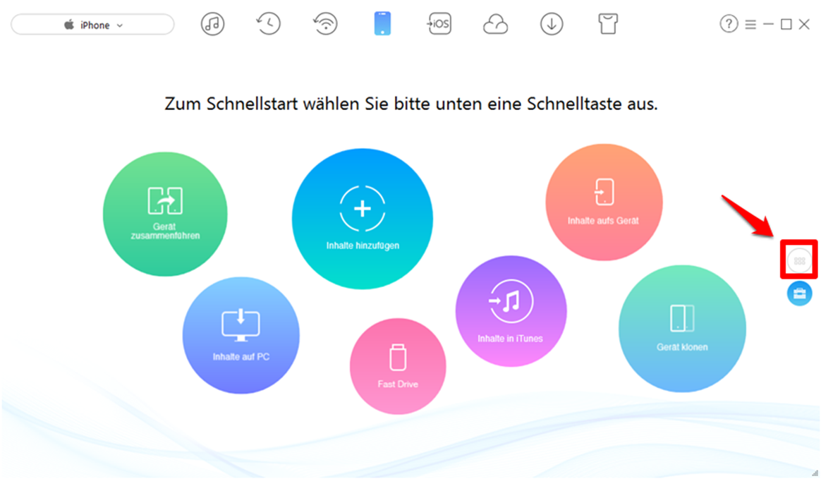 Bilder vom iPhone auf Computer ziehen – Schritt 1