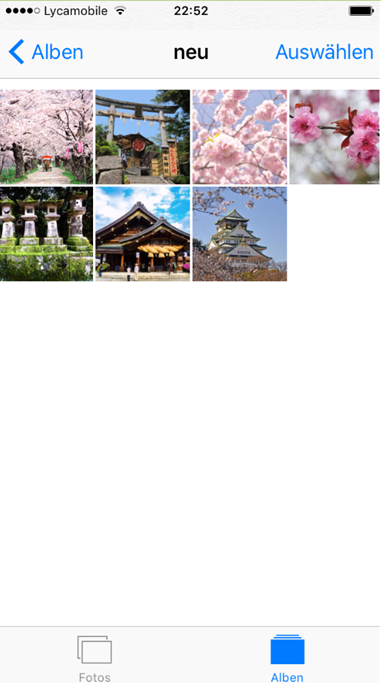 Die Bilder von iPhone zu iPhone