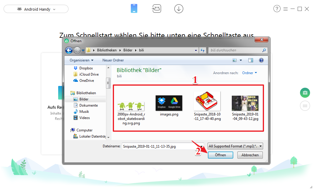 Samsung Bilder Vom Handy Auf Pc Ubertragen