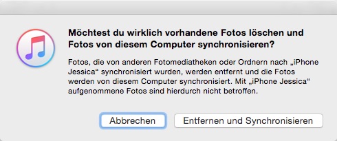 Fotos vom PC auf iPhone über iTunes übertragen