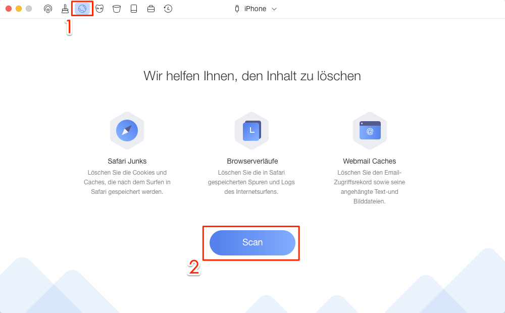 Wie kann man Safari Cookies vom iPhone löschen – Schritt 1