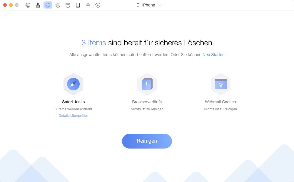 Safari Cache auf iPhone gründlich löschen – Schritt 2