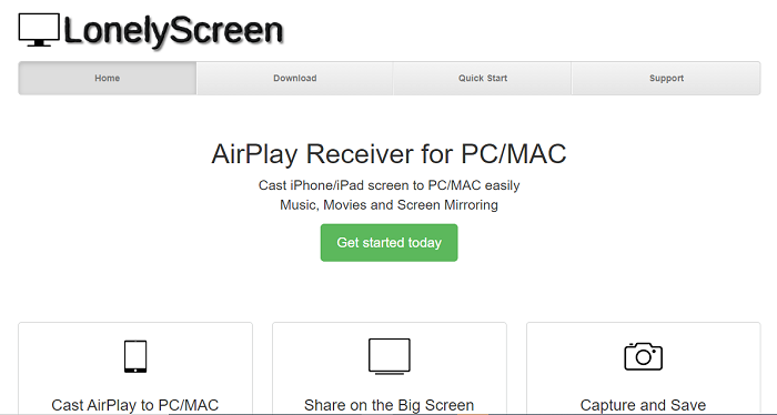 Laden Sie LonelyScreen herunter und installieren Sie es