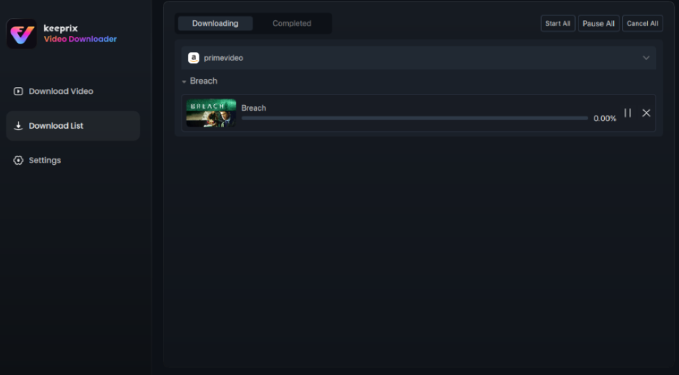 Starten Sie den Download