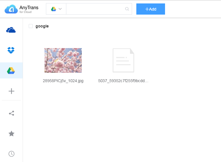 Google Drive Dropbox import