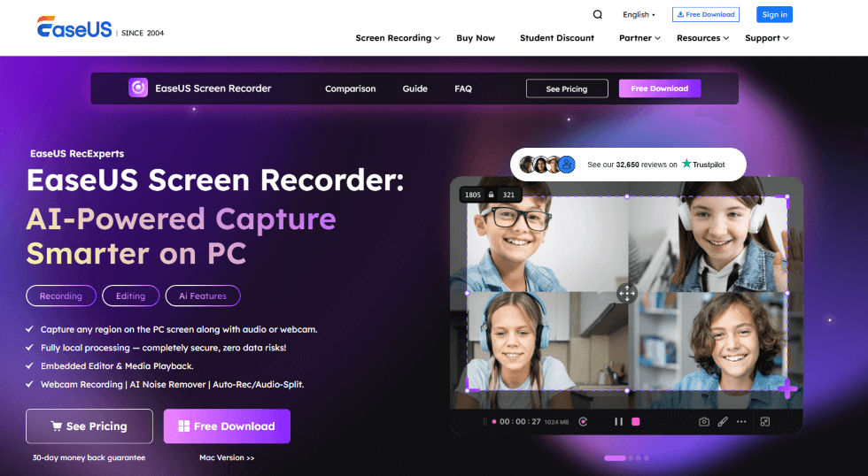 EaseUS Online Screen Recorder