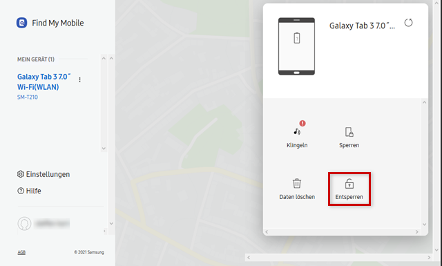 Entsperren