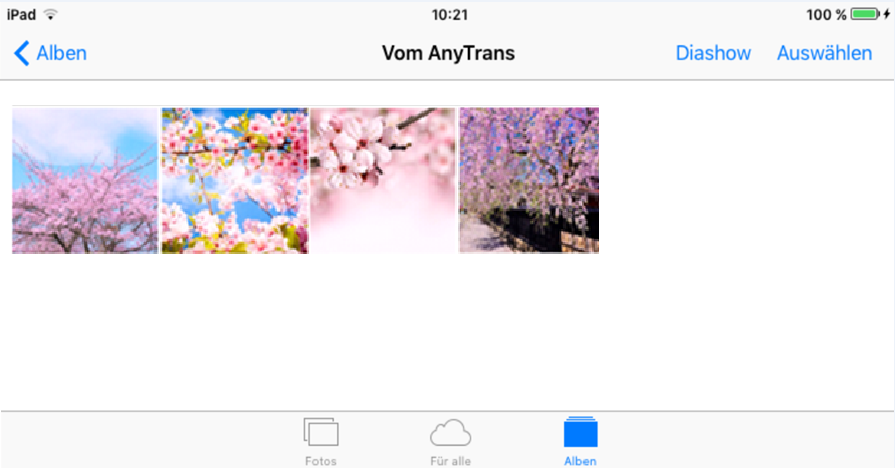 Fotos vom iPhone aufs iPad transportieren
