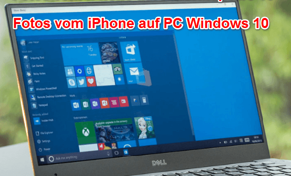 Fotos von iPhone auf PC Windows 10