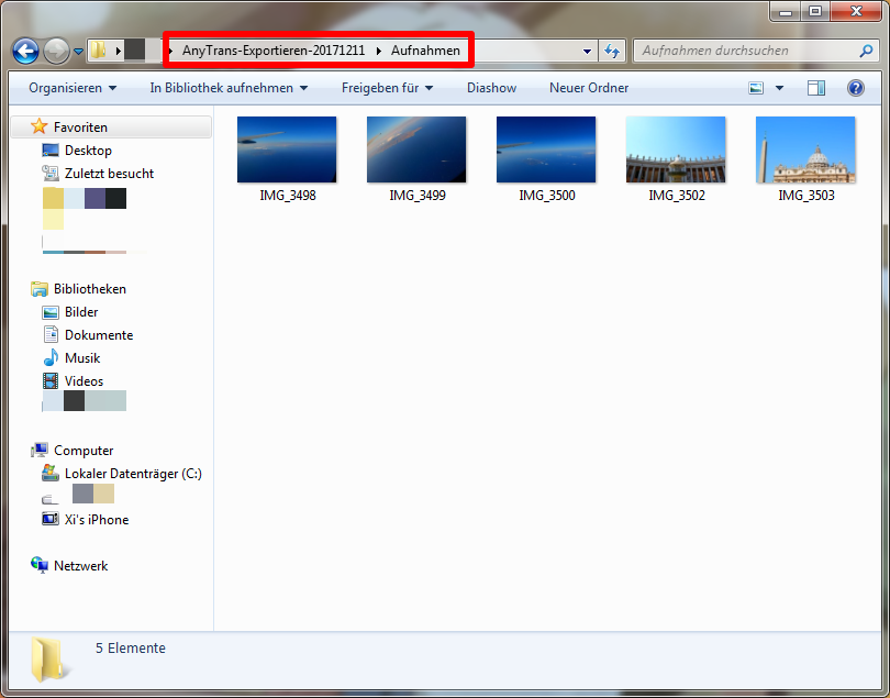 Iphone Bilder Auf Laptop Ubertragen