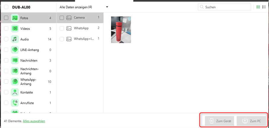 ANDROID DATEN WIEDERHERSTELLEN visual data 8