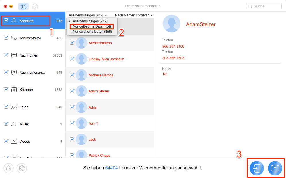 Samsung Galaxy A 3 Bilder Wiederherstellen