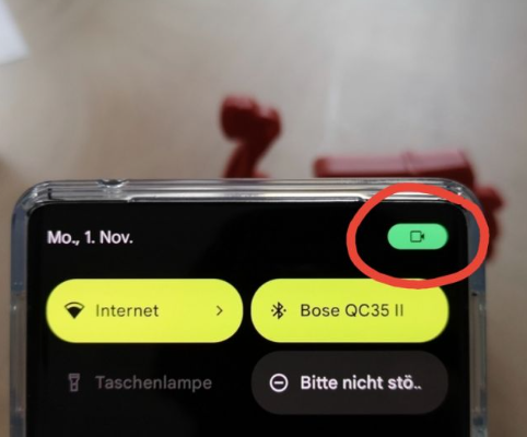 grüner punkt samsung deaktivieren
